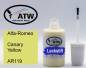 Preview: Alfa-Romeo, Canary Yellow, AR119: 20ml Lackstift, von ATW Autoteile West.